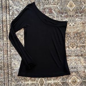 JET by John Eshaya one shoulder top